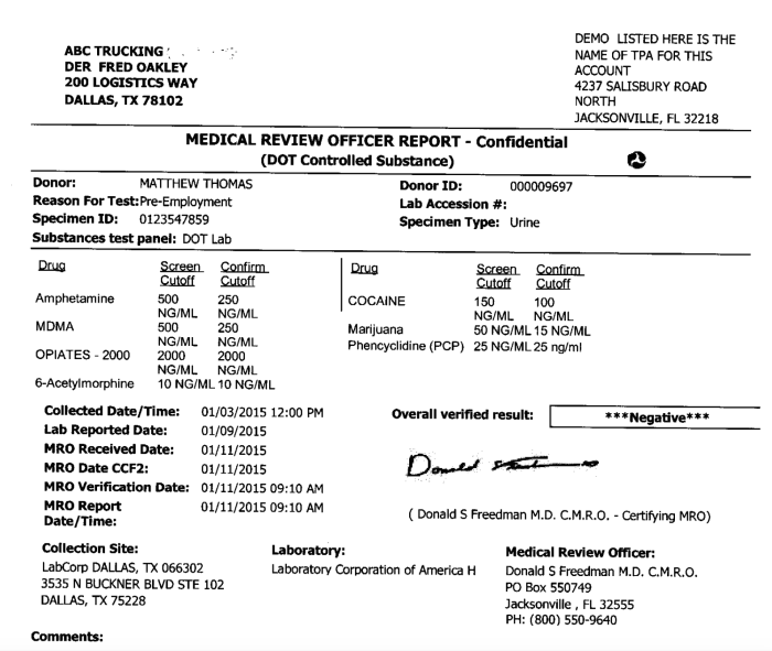 Contoh Surat Hasil Medical Check Up